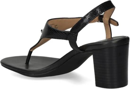 Lauren Ralph Lauren Westcott leren sandalen Zwart