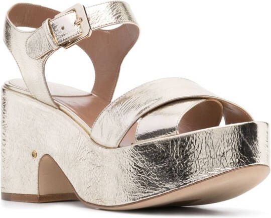 Laurence Dacade Metallic sandalen Goud