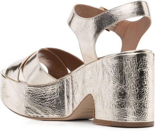 Laurence Dacade Metallic sandalen Goud