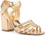 Laurence Dacade Camila 85 leren sandalen Goud - Thumbnail 2