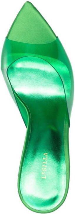 Le Silla Afrodite sandalen met puntige neus Groen