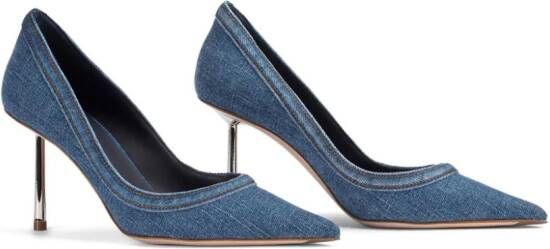 Le Silla Bella denim pumps Blauw