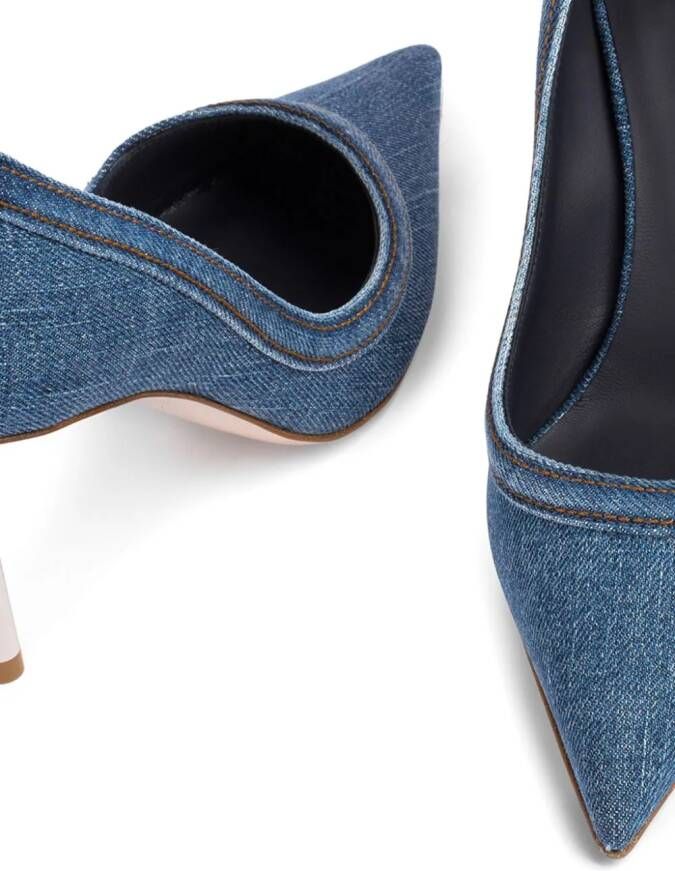 Le Silla Bella denim pumps Blauw