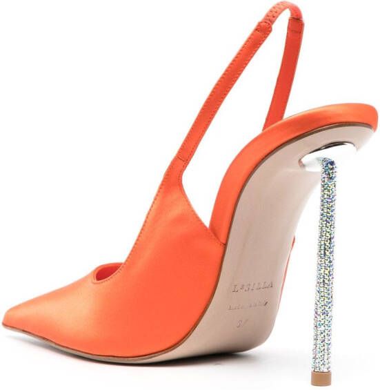 Le Silla Bella slingback pumps Oranje