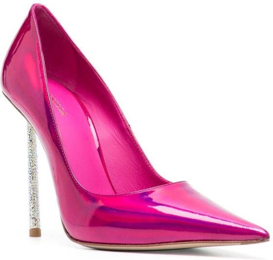 Le Silla Bella metallic pumps Roze