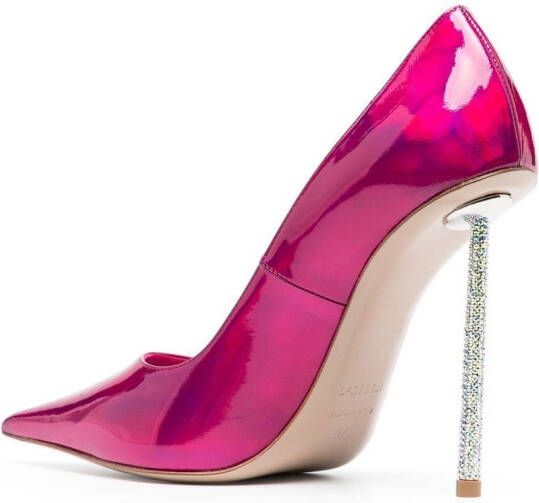 Le Silla Bella metallic pumps Roze