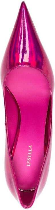 Le Silla Bella metallic pumps Roze