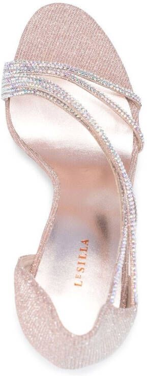 Le Silla Divina sandalen met open neus Roze