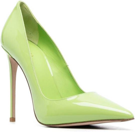 Le Silla Eva leren pumps Groen