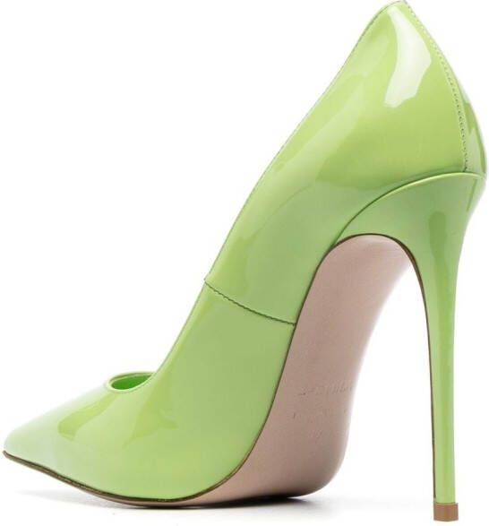 Le Silla Eva leren pumps Groen