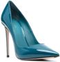 Le Silla Eva lakleren pumps Blauw - Thumbnail 2