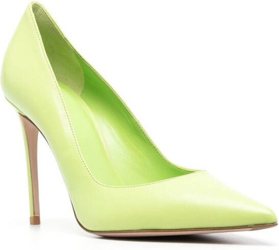 Le Silla Eva leren pumps Groen