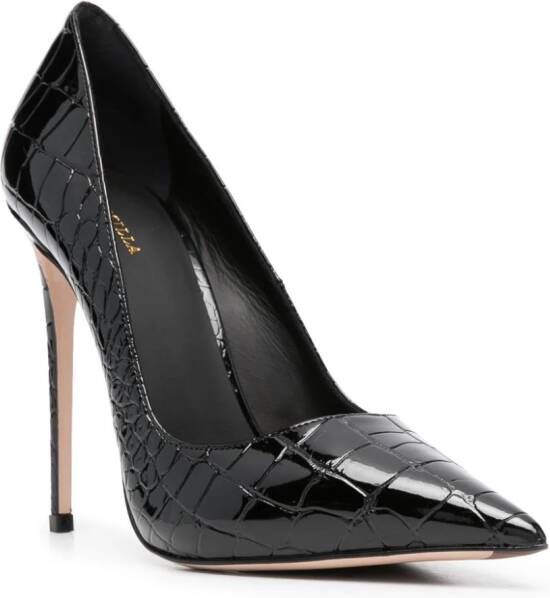 Le Silla Eva leren pumps Zwart