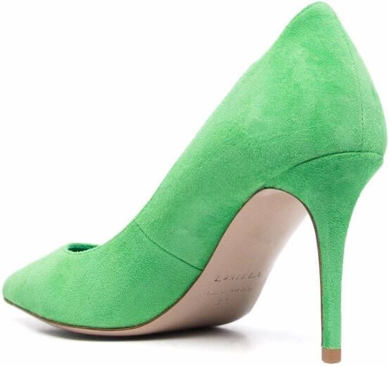 Le Silla Eva suède pumps Groen