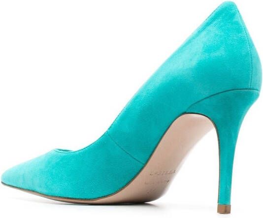 Le Silla Eva suède pumps Groen