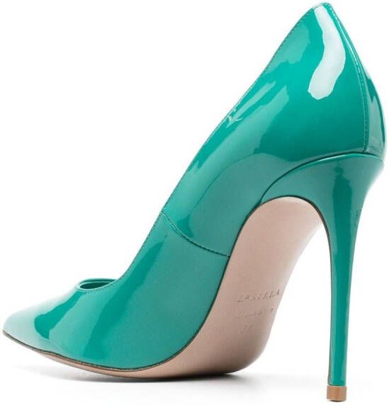 Le Silla Eva suède pumps Groen