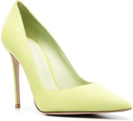 Le Silla Eva suède pumps Groen