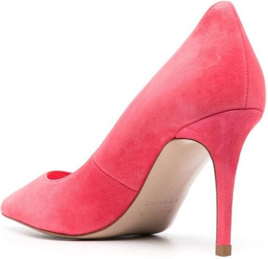 Le Silla Eva suède pumps Roze