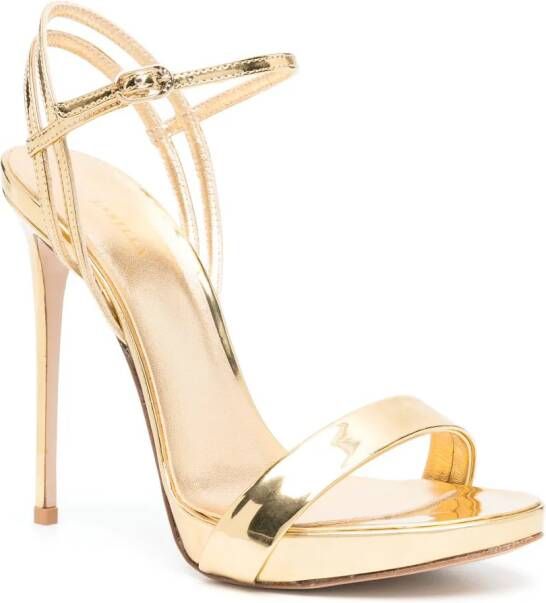 Le Silla Guen lakleren sandalen Goud