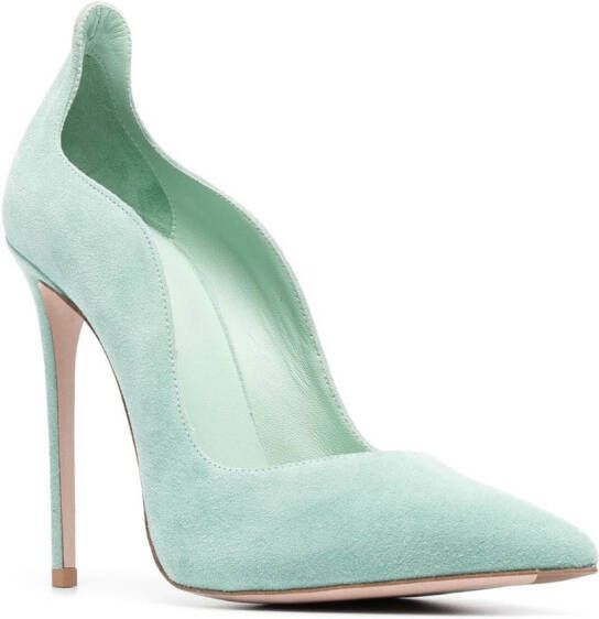 Le Silla Ivy pumps verfraaid met kristallen Groen