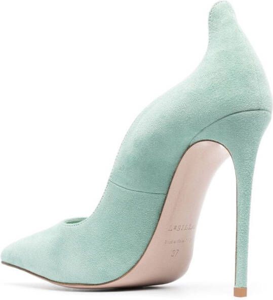 Le Silla Ivy pumps verfraaid met kristallen Groen