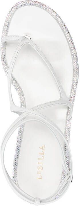 Le Silla Leren sandalen Wit