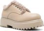 Le Silla Leren veterschoenen Beige - Thumbnail 2