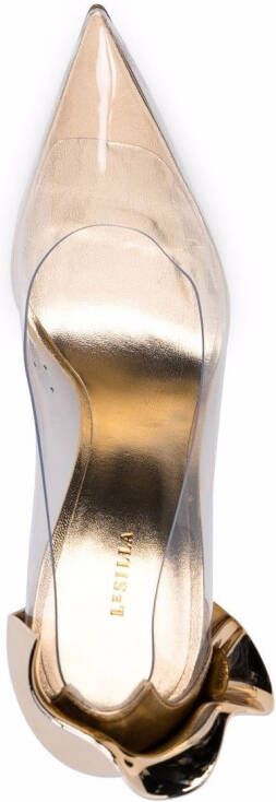 Le Silla Metallic pumps Beige