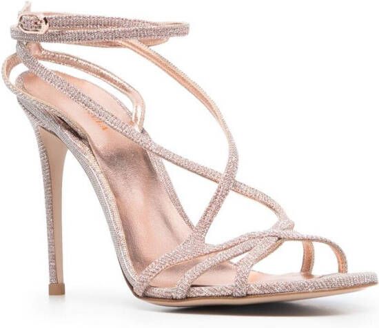 Le Silla Metallic sandalen Roze