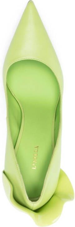 Le Silla Petalo leren pumps Groen