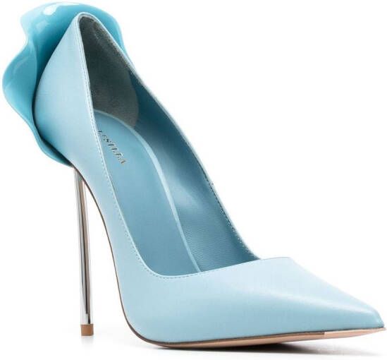 Le Silla Petalo leren pumps Blauw