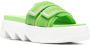 Le Silla Poolside sandalen met plateauzool Groen - Thumbnail 2