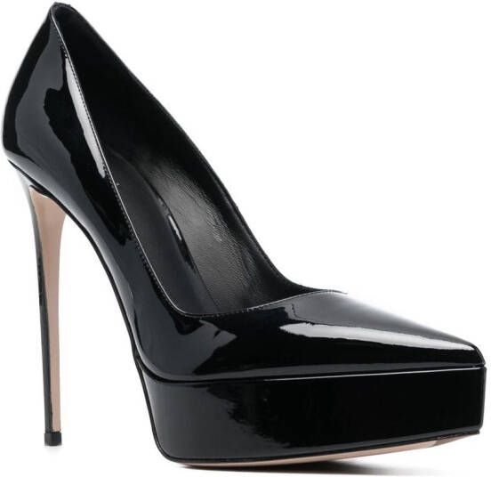 Le Silla Pumps met plateauzool Zwart