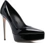 Le Silla Pumps met plateauzool Zwart - Thumbnail 8