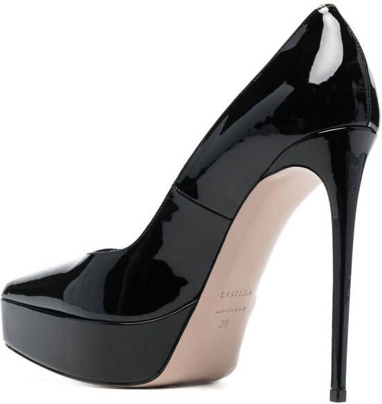 Le Silla Pumps met plateauzool Zwart