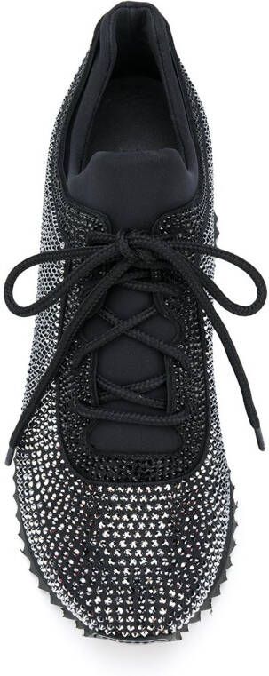 Le Silla Reiko Wave sneakers verfraaid met kristal Zwart