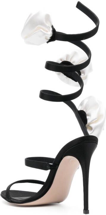 Le Silla Rose sandalen met hoge hak Zwart