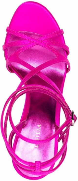 Le Silla Sandalen met bandjes Roze