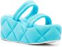 Le Silla Sandalen met plateauzool Blauw - Thumbnail 2