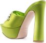 Le Silla Sandalen met plateauzool Groen - Thumbnail 9