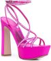 Le Silla Sandalen verfraaid met stras Roze - Thumbnail 2