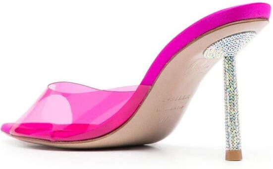 Le Silla Slip-on sandalen Roze