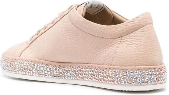 Le Silla Sneakers verfraaid met stras Roze