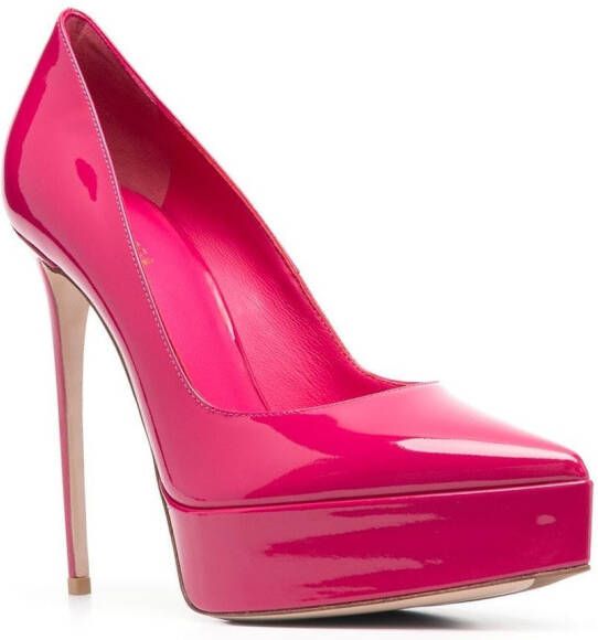 Le Silla Uma lakleren pumps Roze