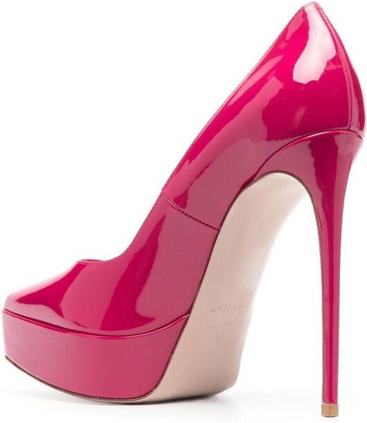 Le Silla Uma lakleren pumps Roze