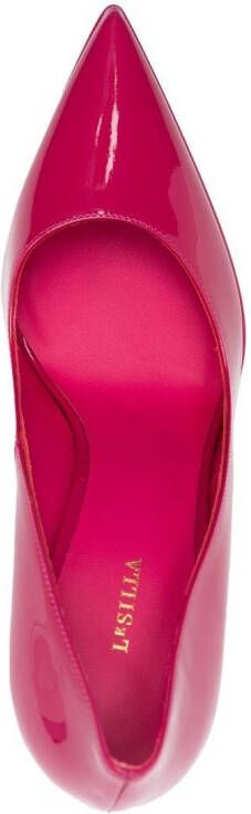 Le Silla Uma lakleren pumps Roze