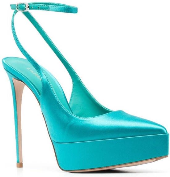 Le Silla Uma pumps met plateauzool Blauw