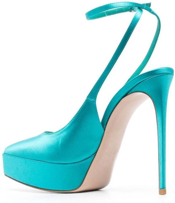 Le Silla Uma pumps met plateauzool Blauw