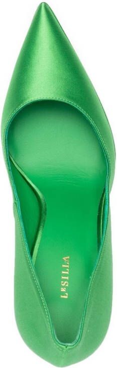 Le Silla Uma pumps met plateauzool Groen