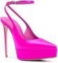 Le Silla Uma satijnen slingback pumps Roze - Thumbnail 2